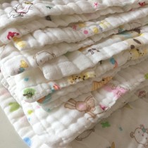 Class A non-fluorescent cotton 6-layer gauze fine gauze square towel washcloth baby saliva towel 30*30 handkerchief