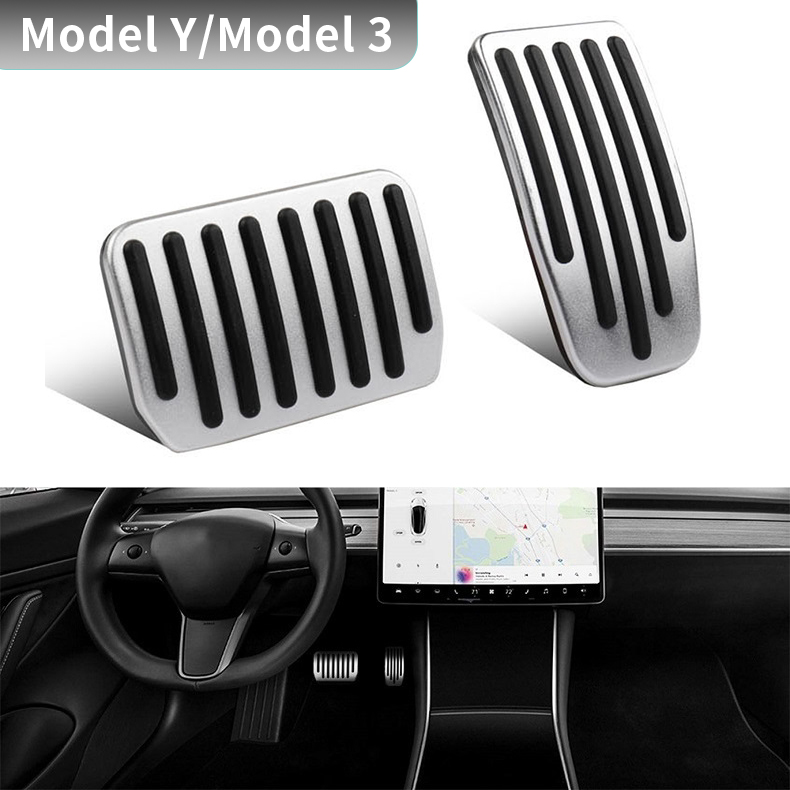 Applicable Tesla Model3 metal brake throttle pedal modelY motion performance version pedal retrofit accessories