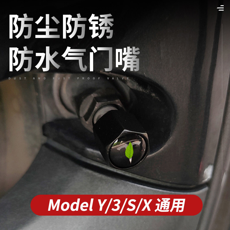 Suitable for Tesla model3 S X valve modelY car tire metal modification decoration accessories