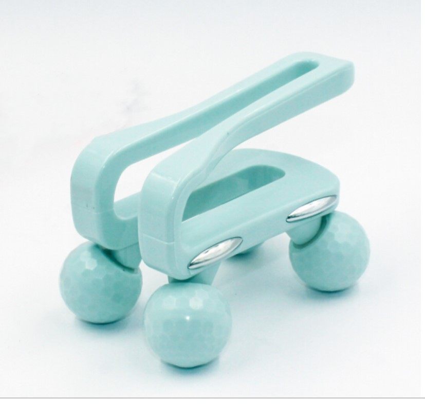 Four-wheeled exquisite full body massager Manual roller lymphatic circulation Face leg back Hip lift