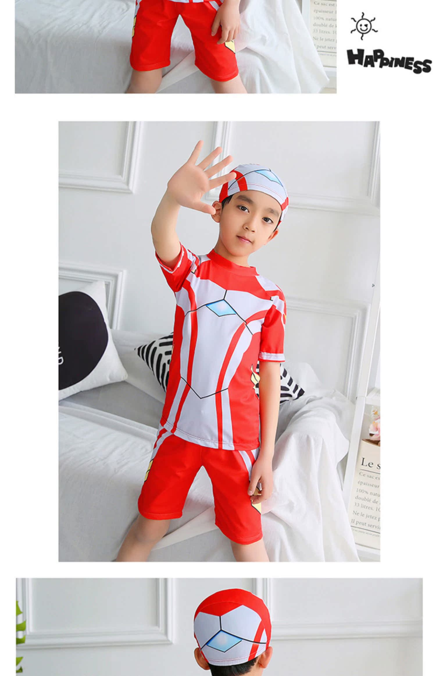 Mude 2019 mùa hè đồ bơi trẻ em mới Galaxy người thật nhỏ mã lớn quái vật Leo đồ bơi nhanh khô - Bộ đồ bơi của Kid đồ bơi dài tay cho bé gái