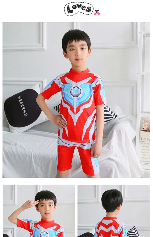 Mude 2019 mùa hè đồ bơi trẻ em mới Galaxy người thật nhỏ mã lớn quái vật Leo đồ bơi nhanh khô - Bộ đồ bơi của Kid bikini cho bé sơ sinh