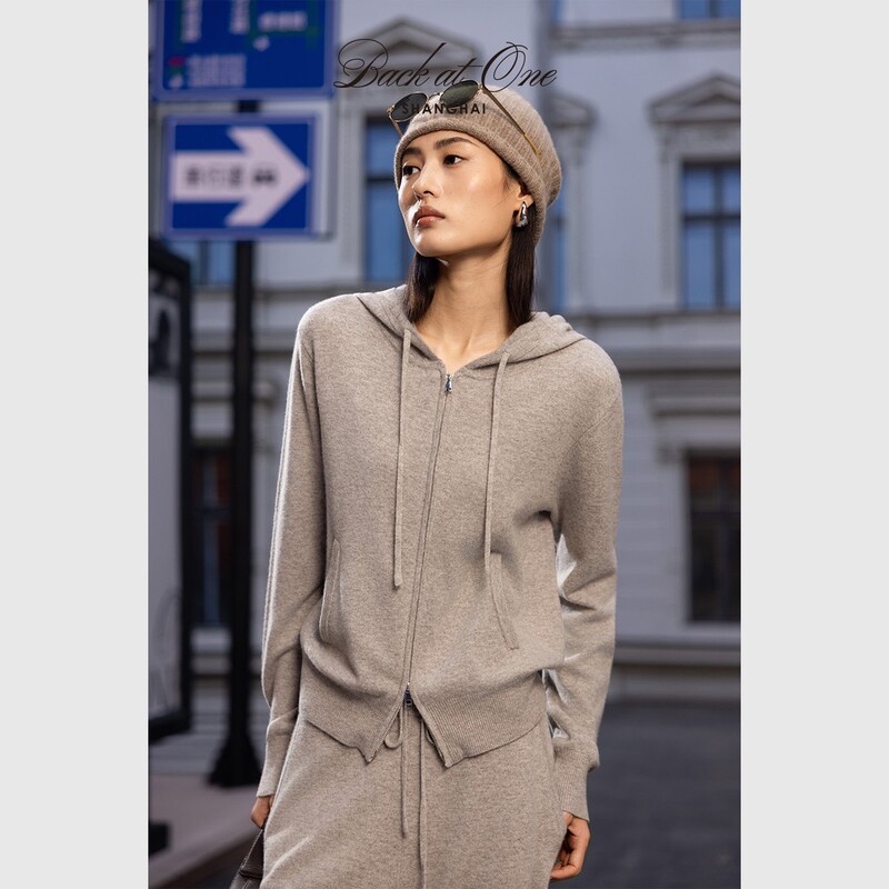 Consinee×Backatone【Zurich Holiday】Casual Cashmere Cardigan/Pants Fashion Set