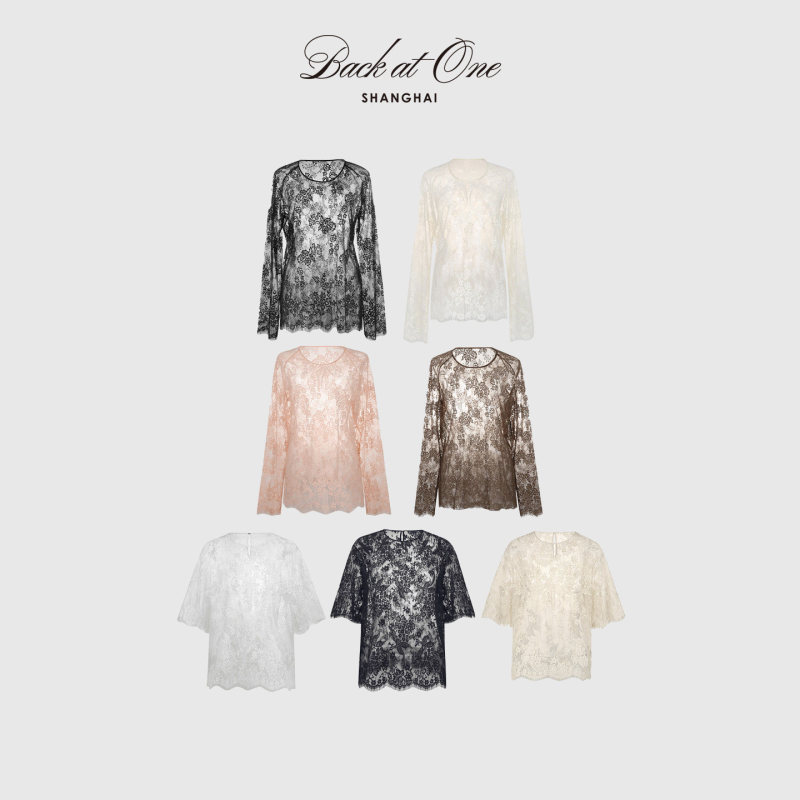 Backatone "Floating Flower Night Shadow/Rococo Style Lace Top Backatone "Floating Flower Night Shadow/Rococo Style Lace Top