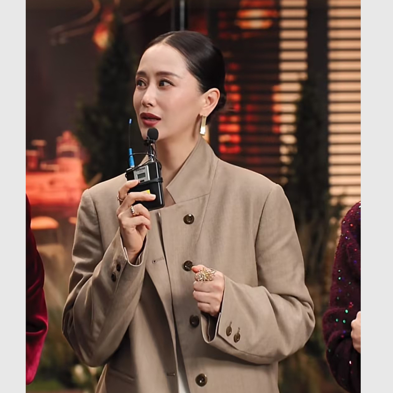 Backatone【Hai Qing's Style】 "Duke of Windsor" Marzotto Versatile Wool Suit, Simple Women's Style
