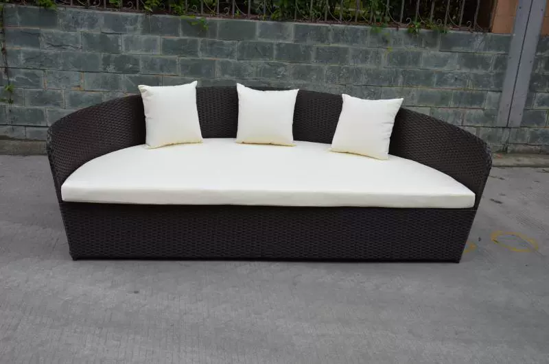 Đặc biệt cung cấp sofa tròn sofa ngoài trời sofa ban công ngoài trời giải trí kết hợp sofa mây khách sạn đồ nội thất mây - Bàn ghế ngoài trời / sân