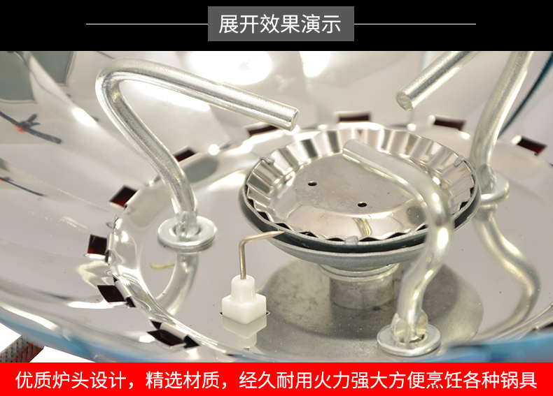 Bếp sen ngoài trời gió cắm trại bếp gas di động bếp hoang dã tự lái bếp câu cá - Bếp lò / bộ đồ ăn / đồ nướng dã ngoại bếp nướng thịt ngoài trời