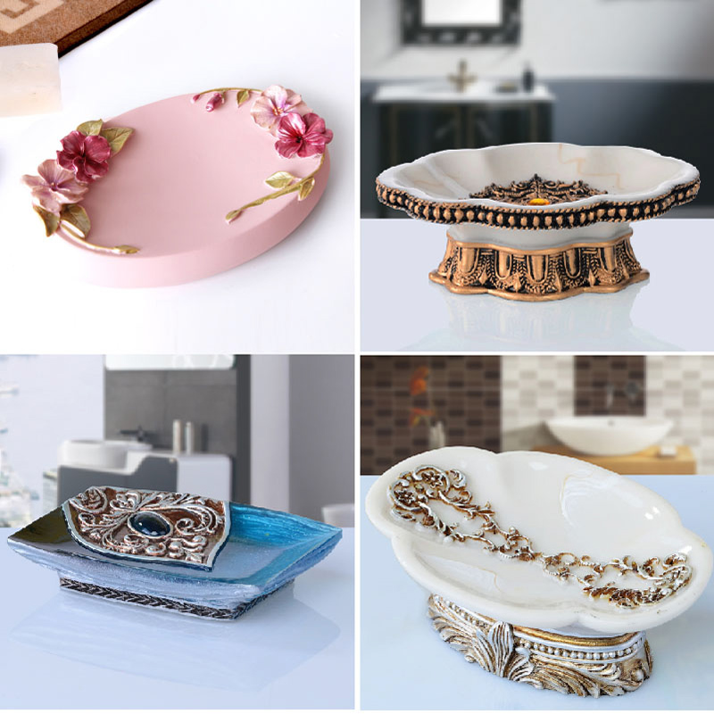 Incense box Household large fat box Creative drain powder room Resin tray Porcelain dish laundry box Nordic