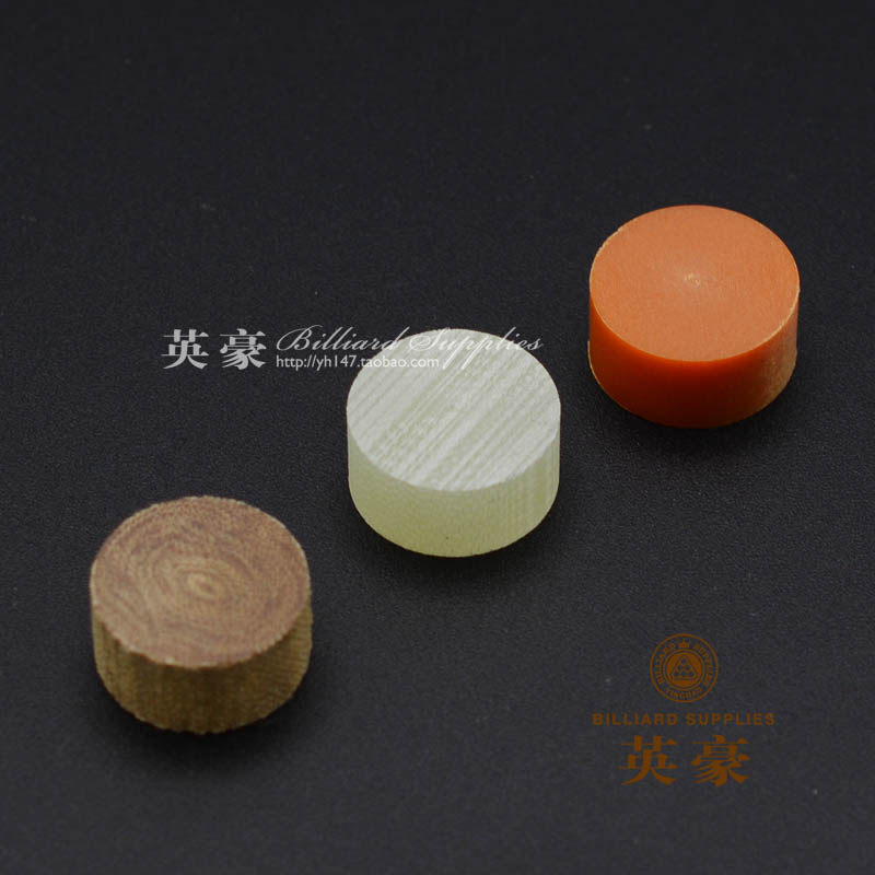 Jump stick leather head short punch bakelite jump club glass fiber kick-off pool club jump integrated club head