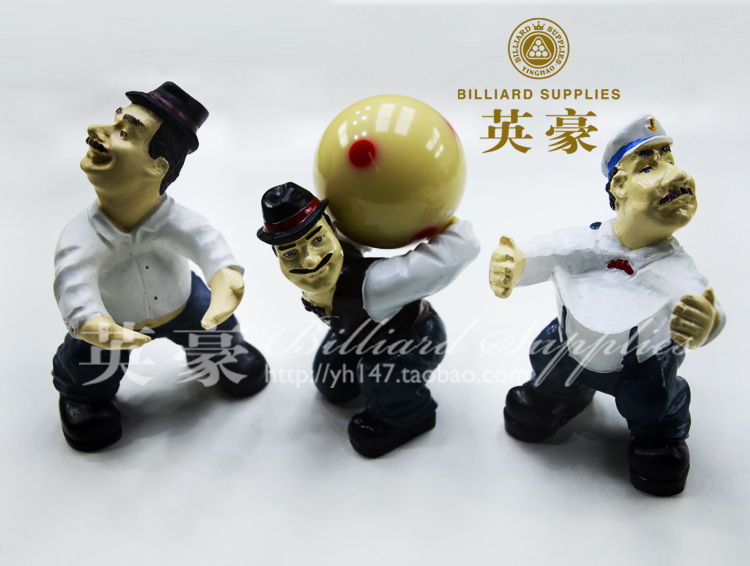 Resin billiards Cartoon character ball holder Billiards hall bar decoration Billiards creative gifts prizes