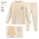 [Поздняя зима] Girls' Cotton and Velvet 4026 Коричневый жаккард