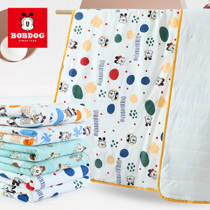 巴布豆儿童幼儿园被子纯棉午睡婴儿盖毯入园床用品宝宝薄夹棉被子