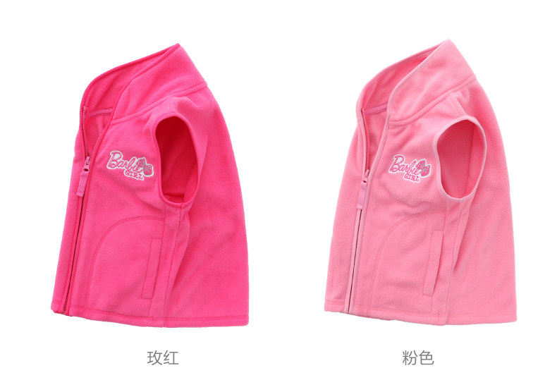 Gilet fille BARBIE en toison - Ref 2071074 Image 14