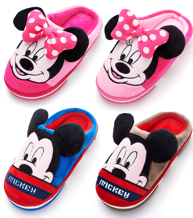Chaussons enfants en suède DISNEY pour hiver - semelle autre - Ref 1009437 Image 15