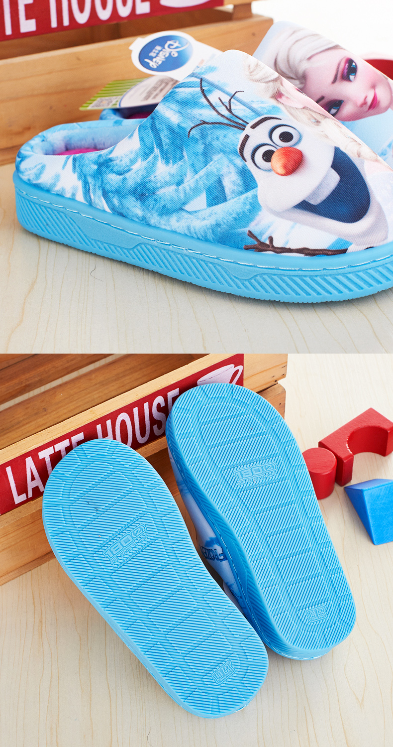 Chaussons enfants en suède DISNEY pour hiver - semelle autre - Ref 1009437 Image 11