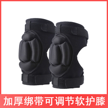 Ski knee protection adult and childrens single and double board equipment skating roller skating adjustable elbow protection full set of childrens skating protective gear