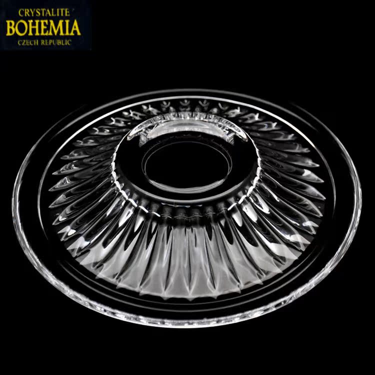 Séc BOHEMIA nhập khẩu cốc cà phê thủy tinh pha lê cao cấp phong cách châu Âu với đĩa quà tặng cao cấp bình pha cafe cold brew
