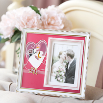 Creative European Wedding Festival Pink Marriage Couple Pink Wedding Fittings Love Wedding Photo