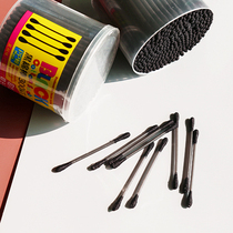 Day single home cotton stick holed in ear box with fine head double head makeup with one time canned black cotton sign 300