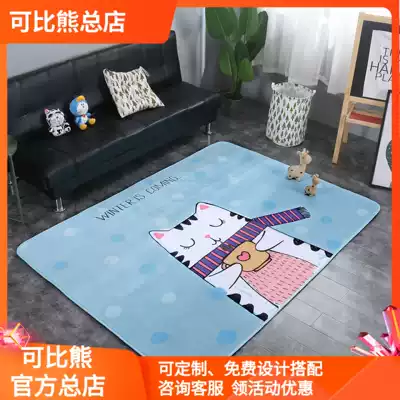 Baby crawling mat thick velvet baby living room folding climbing mat splicing game mat children floor mat home carpet