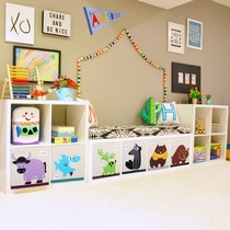 Comparable Bear Solid Wood Baby Bookshelf Storage Rack Multi-layer Organizing Rack Kindergarten Toy Cabinet Childrens Toy Storage Rack