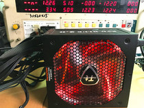 Power supply tt650w750w gold semi-module luminous red blue light 14cm fan 9 new mute