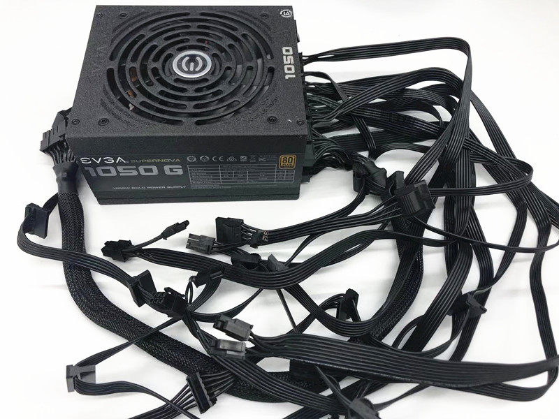 10 graphics cards 6 2p Evick EVGA 1050w Full-module gold Rhythmic Engineering LLC resonant 1000w