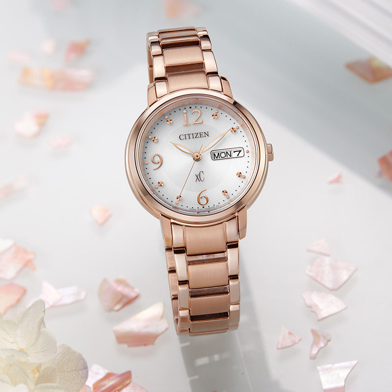 Citizen Flagship Store Official Website New Xc Series Exquisite Light Luxury Calfskin Kinetic Energy Watch for Women Ew2425