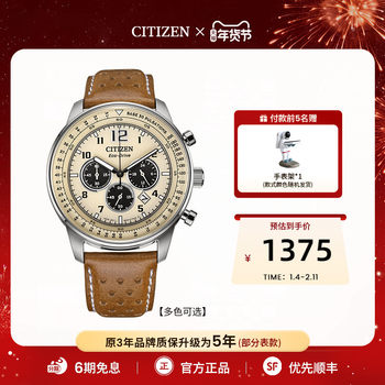 [Gift Recommendation] Citizen Ff Flight Outdoor Sports and Leisure Watch Eco-Drive Leather Strap Men's Watch Ca4500