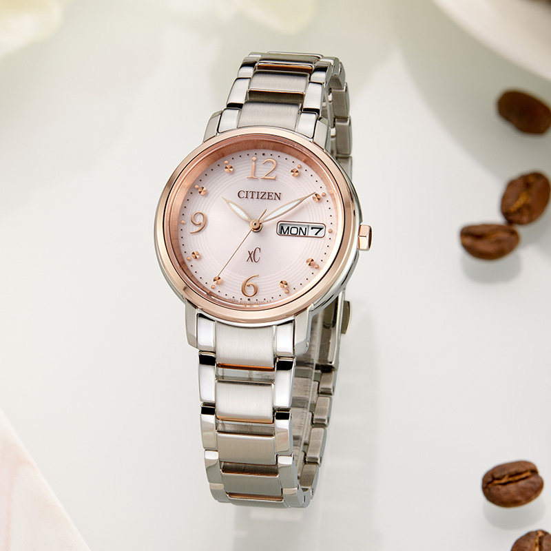 Citizen Flagship Store Official Website New Xc Series Exquisite Light Luxury Calfskin Kinetic Energy Watch for Women Ew2425