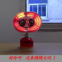 BRS-H22 Brother double head heating stove steam stove camping camping multi-purpose gas barbecue stove owl