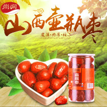 Shangrun selected Jujube jujube High quality Shanxi specialty leisure dried fruit snack Big red jujube 400g canned Taigu