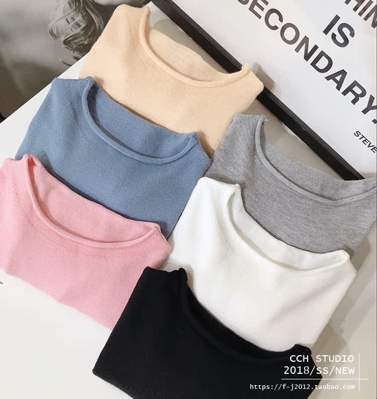 [Bà Money] Sydney tùy chỉnh phần mỏng đan ngắn tay t-shirt nữ mùa hè ăn mặc Han Fan cơ sở cardigan áo sơ mi áo khoác len cardigan nữ