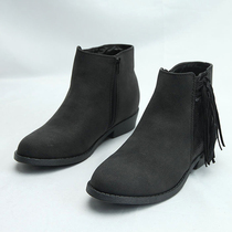 Good goods CHAO value less catwalk artifact side zipper tassel childrens boots Girls  boots