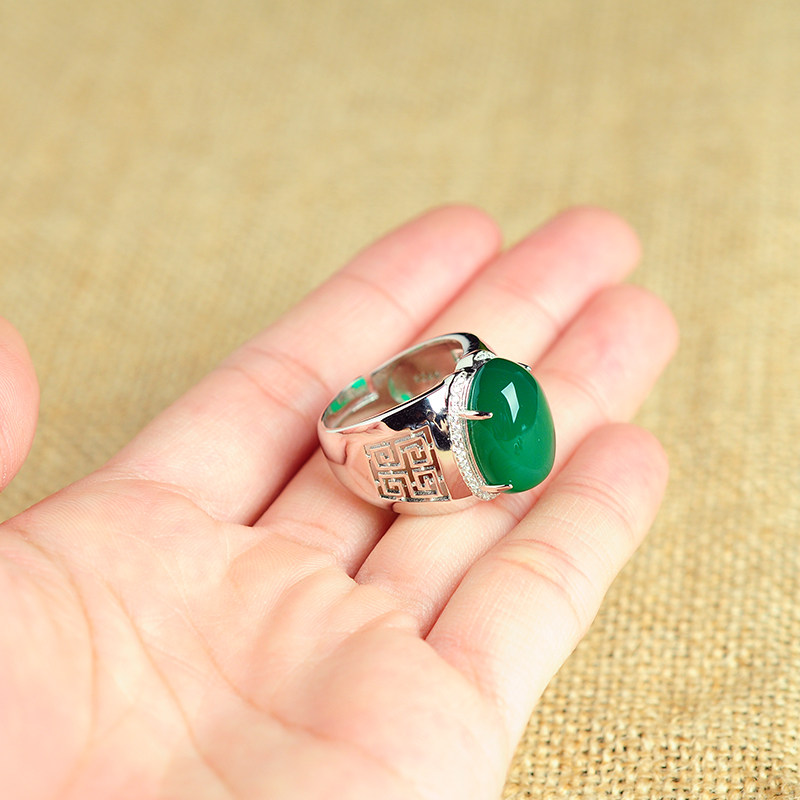 Bague homme OTHER   en Cristal naturel pierre semi-precieuse - Ref 3089113 Image 5