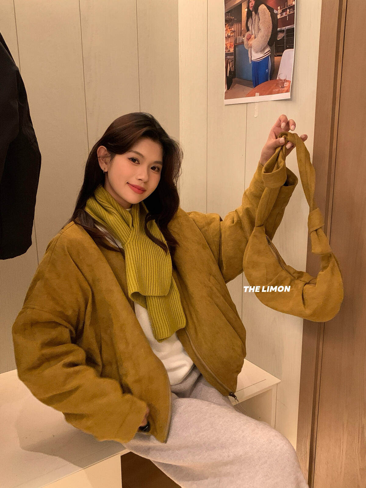 Short Suede Down Jacket - Product image 7