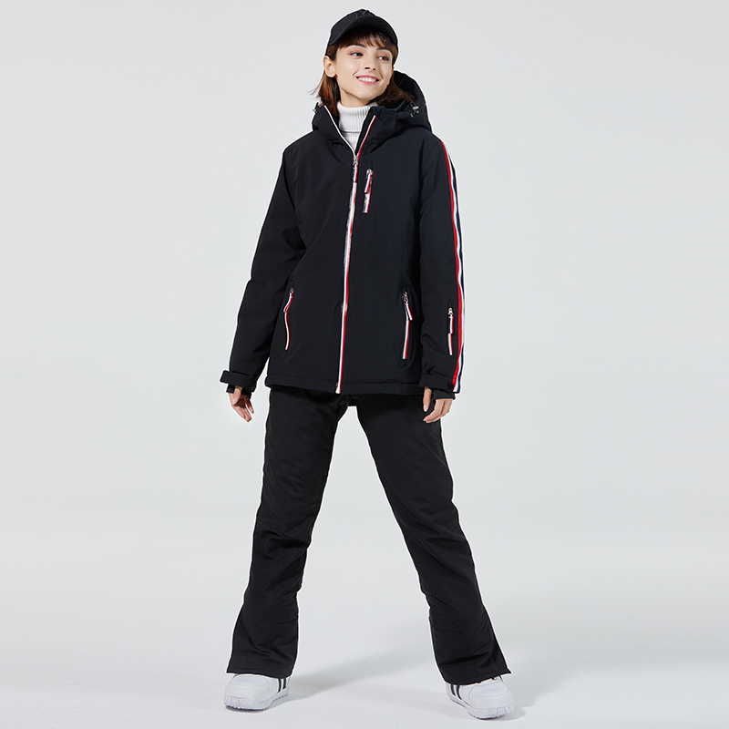 Ski suit women's suit men's winter outdoor double-board ski pants windproof waterproof warm thickened ski suit suit