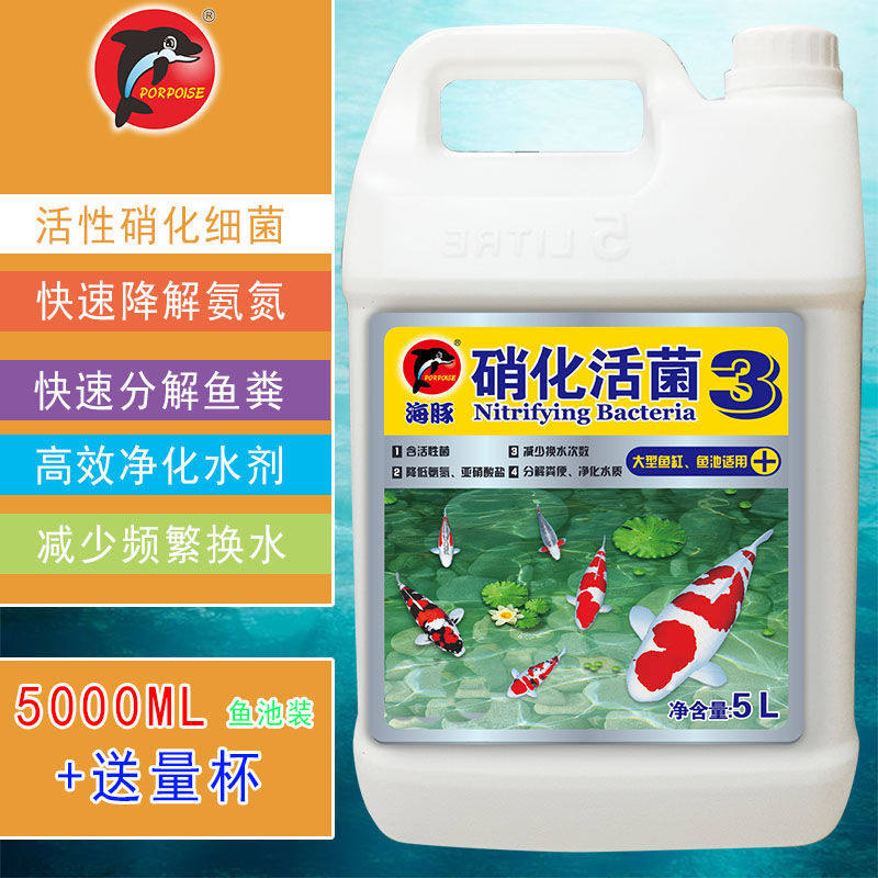 Dolphin Nitrobacteria Fish Tank Net Aqua Water Quality Stabilizer Fish Pond Water Quality Clarifying Agent Digestive Bacteria Nitrobacteria Live Bacteria