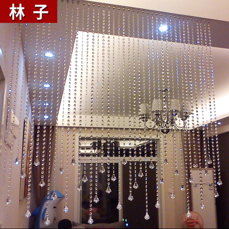 Door Curtain, Bead Curtain, Partition Curtain, No-Drill Crystal Curtain, Living Room Soft Girl Room Screen, Bead Chain Decorative Curtain, Hanging Curtain, Bedroom