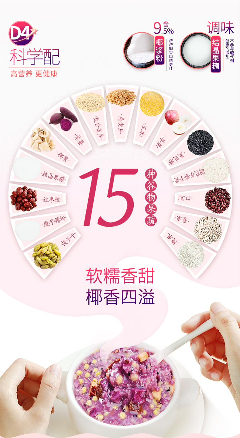 老金磨方 高纤魔芋代餐粥 266g 图7