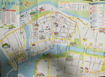 A map of the old streets of Anping District in Tainan City