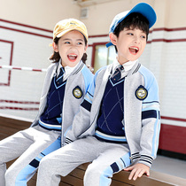 Primary school uniforms fashion English suits kindergarten Garden uniforms sports games class uniforms baseball uniforms four-piece New