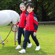 Kindergarten garden clothes spring and autumn three sets of childrens suits primary school uniforms sports class clothes College Style New