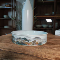 Morning rain and twilight Ma Jingsuo Seiko landscape water pot (can hold refreshments)