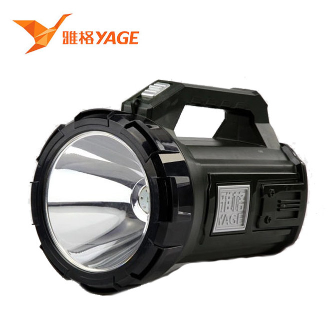 Yage charging LED high light portable light Searchlight Household flashlight Outdoor lighting Camping light