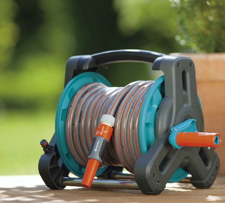 Gardena GARDENA 8010 10 m portable portable portable pipe rack Water pipe car wash water pipe car wash flowering