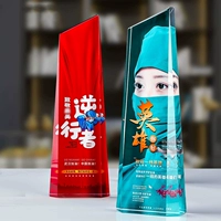 Стеклянные индивидуальные герои, сувенир, делается под заказ, подарок на день рождения
