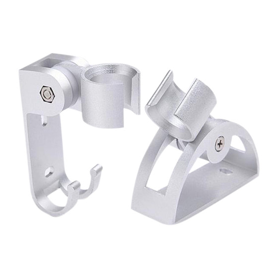 多功能可调节喷头支架太空铝合金底座加厚淋浴花洒固定座防锈配件