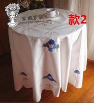 Foreign trade original simple cotton handmade hundred with Li inlaid patchwork round table cloth cover towel special offer 175 cm round