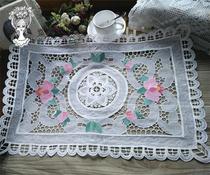 Foreign trade export original single Terlilun beautiful silk handmade flower placemat Fruit plate mat Vase mat special offer